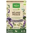 Graines Engrais Vert Vilmorin - Mélange Potager Bio 250g (Phacélie, Vesce, Trèfle, Sarrasin)