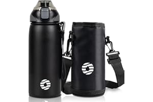 Fjbottle Borraccia Termica acciaio inox 1L, 800ml, 600ml, 400ml Bottiglia Termica per bambini Senza Perdite - Senza BPA Borracce palestra per Scuola, Sport, Yoga, Palestra