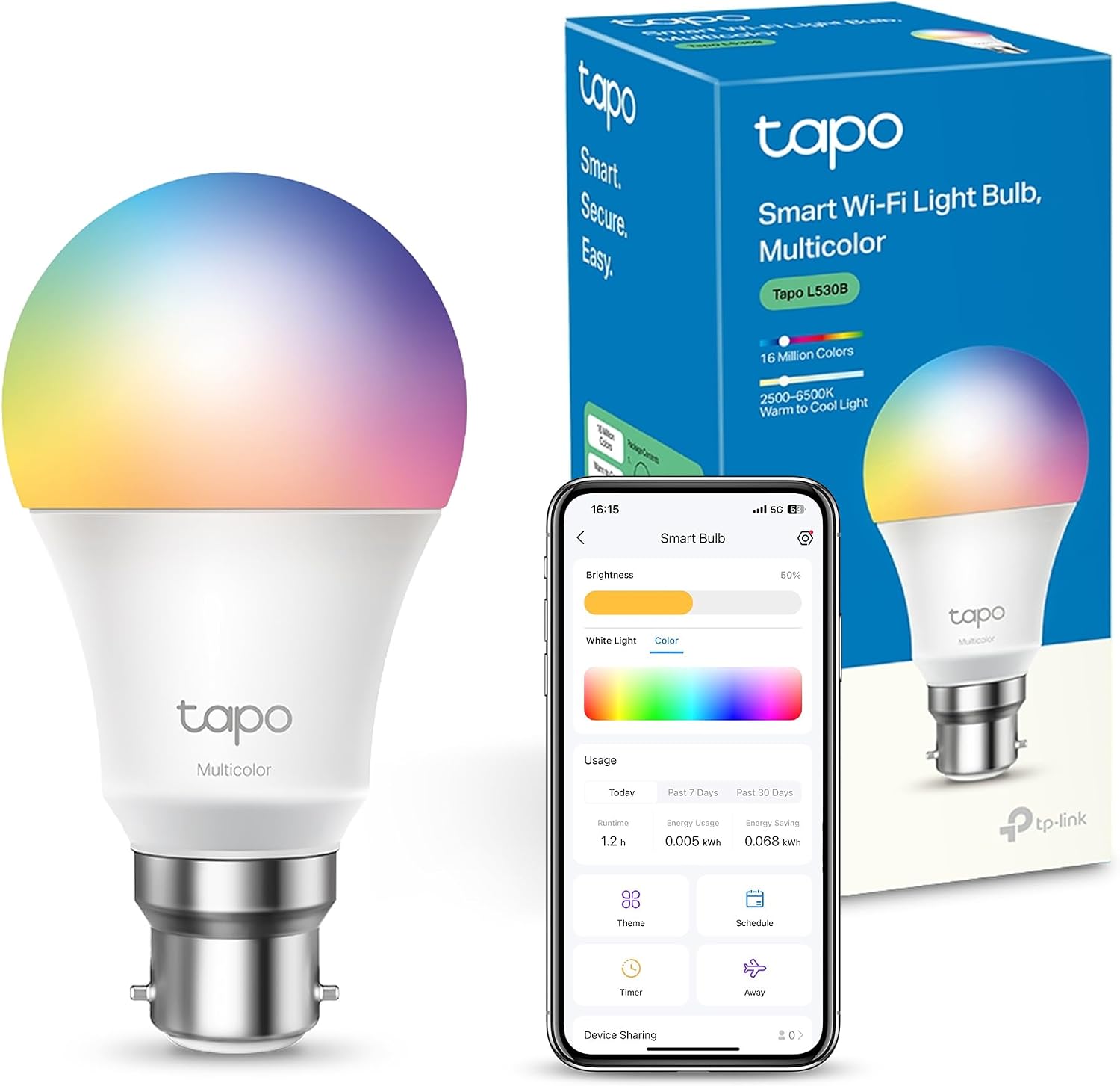 Prise en Main & Utilisation au Quotidien : Tapo L530B B22 Smart Bulb Multicolour Dimmabl