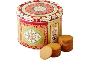 Nyakers Pepparkakor Swedish Ginger Snaps, Vegan Cookies, Dairy-Free Snacks, Gourmet Cookies, Food Gift for, Christmas, Thanksgiving, Packed in Beautiful Tin - 26.45oz Sold by Essential Products