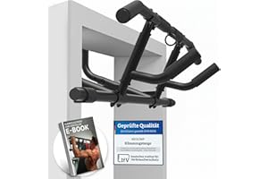 ‎NEOLYMP NEOLYMP Premium Klimmzugstange Türrahmen - passt in jede Tür dank verstellbarer Höhe, Tiefe & Breite - Reckstange mit 150 kg Tragkraft - Pull-up Bar ohne Schrauben, einfach in Türrahmen einhängen