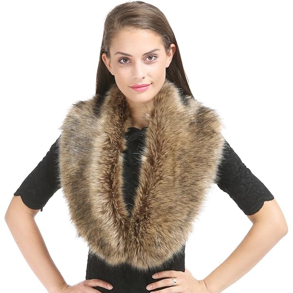 Suplementos De Descuento Invierno Cálido Cuello Bufanda De Piel De