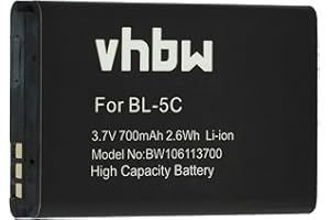 vhbw 1x Akku kompatibel mit i-Blue 757 Pro, HX-N3650A, BA-01, HX-N3650U-G, HX-N3650A-G Bluetooth GPS Empfänger (700 mAh, 3,7 V, Li-Ion)