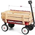 Radio Flyer My 1st Steel & Wood Wagon, Red Toy Wagon, For 1.5+ Years Old