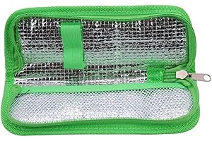 AELOA Diabetiker Tasche-Diabetiker Insulin Kühler Fall tragbare Diabetiker Patienten Organizer Medical Travel Insulated Case (2 Farben) (Farbe : Grün)