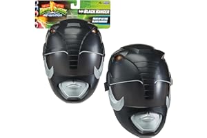 POWER RANGERS Power Ranger, Masque Ranger, Déguisement, Ranger Noir - Zack, Pour les enfants dès 4 ans, PWG035