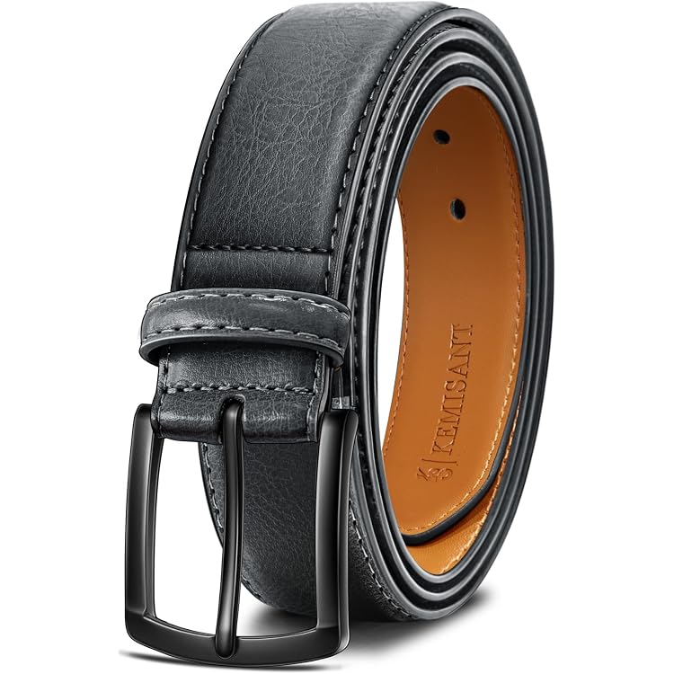 Overhil1s Cintura, Cintura da Uomo in Pelle di Lusso Grigio Grigio Fibbia Automatica Formale Maschile Cinturino in Vita Marrone Brown Business Cinghie a cricchetto 3,5 cm Larghezza Overhil1s Cintura, Cintura da Uomo in Pelle di Lusso Grigio Grigio Fibbia Automatica Formale Maschile Cinturino in Vita Marrone Brown Business Cinghie a cricchetto 3,5 cm Larghezza
