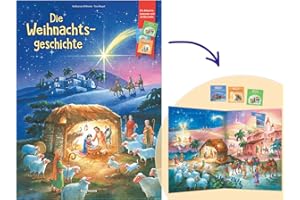 Die Weihnachtsgeschichte: Ein Adventskalender mit 24 Büchlein (Adventskalender mit Geschichten für Kinder: Mit 24 Mini-Büchern)