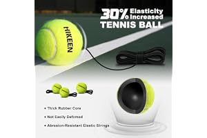 BOOSTEADY Tennis tränarset med 3 tennisbollar bärbar tennis träningsutrustning tennis med rep övning tränare för utomhus, i t