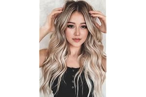 BERRYLION 613 Blonde Wigs for Women|Synthetic Curly Wigs for Black Women&White women|Ombre Wig for Daily Use