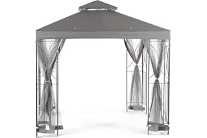 SunTime Replacement Roof Canopy 2.5m Polenza Gazebo Grey