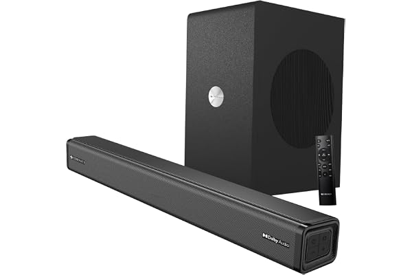 ZEBRONICS JUKE BAR 8700 PRO 200W Dolby Soundbar with Wireless Subwoofer, Supports Bluetooth, HDMI (ARC), AUX, Dolby Audio, LED Display, Wall Mountable, Virtual 5.1 and Dual Driver