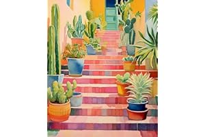 CICISTORY Dipingere Con i Numeri Bambini e Adulti, Painting by Numbers Kit, Colorare Con i Numeri Con Pennelli e Colori Acrilici,Senza Cornice 40X50 cm