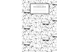 Cuaderno de vocabulario: Libro para registrar 2300 palabras de vocabulario | 2 columnas | 100 páginas | DIN A5 | Lindo panda kawaii