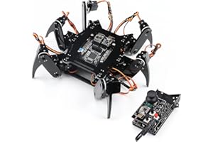 Freenove Hexapod Robot Kit with Remote (Compatible with Arduino IDE), Walking Crawling Twisting, App Remote Control, Servo STEM Project
