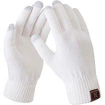 Bequemer Laden Warme dameshandschoenen, thermische winterhandschoenen, elegante jacquard, gebreide handschoenen met elastische manchet, cadeau voor