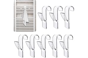 MUYAPAY HORREX 8 Pièces Crochets de Radiateur à Serviettes,Crochets à Serviettes en Plastique Ménagers,Crochet Serviette Salle de Transparent Noir Accessoires de Crochets pour Porte-Serviettes Électriques