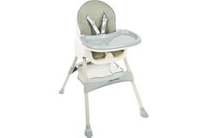 KRUZZEL Krzese³ko do Karmienia dla Dzieci Fotelik Taca 3w1 12060, Farbe/Color:zielony