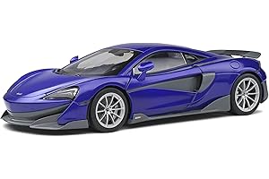 solido S1804502 McLaren 600LT Auto da collezione in miniatura, Viola, Scala 1:18