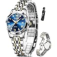 OLEVS Women's Wrist Watches, Small Wrist Stainless Steel Watch for Women, Fashion Dress Analog Quartz Ladies Watch
