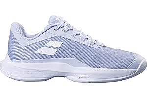 Babolat Women's 2 Ac, Jet Tere All Court Tennis Shoes, Support, Cushioning, Active Flexion, Ortholite Breathable Sole, French Brand, Queen Jio Grey, Size EU 39