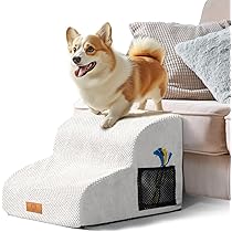 Scaletta Per Cani E Gatti Couleeur - 2 Gradini In Spugna, Antiscivolo, Copertura Lavabile - Foto 12