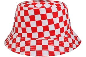 MILAKOO Bucket Hat Chapeaux de Pêcheurs Retro 80's 90's Style Chapeau de Pêcheur à la Mode Unisexe Réversible Chapeau de Pêcheur Double Face Chapeau de Soleil