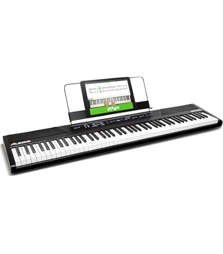 Piano Numérique Pliable 88 Touches Dreamade - Semi-lesté MIDI Wireless - Débutants Adultes Enfants Piano Portable Pliant