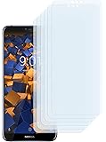 mumbi Schutzfolie kompatibel mit Nokia 7.1 2018 Folie klar, Displayschutzfolie (6X)