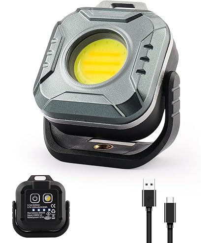 Lampada Da Lavoro A LED COB Ricaricabile Trame USB - Foto 7