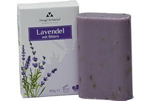 ‎DUNGL SCHMIED Dungl Schmied Handmade Lavender Soap | Lavender Soap Piece | Scented Natural | Without Palm Oil | Care Soap with Natural Ingredients | Vegan | For All Skin Types