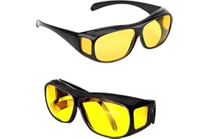 Senua Wraparounds Wrap Around Sun Glasses HD Night Vision Glasses | Men and Women, Anti Glare, Scratch Resistant, Stylish