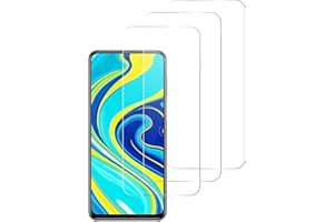 QUITECO Szkło do Xiaomi Redmi Note 9S, 9 PRO, 9 PRO MAX [3 sztuki] Folia Ochronna na Wyświetlacz Ekranu, Hartowane Ochraniacz na Ekran