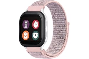 Vancle Bransoletka 20 mm dla dzieci do smartwatcha, miękki nylonowy pasek zastępczy, sportowy pasek do zegarka, 20 mm, dla dzieci, dla dziewcząt, chłopców i dzieci