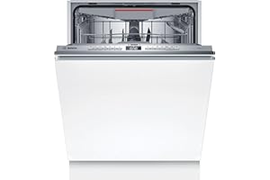 Bosch Elettrodomestici SMV4ECX21E Serie 4, Lavastoviglie da incasso a scomparsa totale, Home Connect, EfficientDry, InfoLight, Programma Preferito, 60 cm