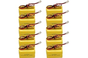 GLESOURCE(10 Pack) 4.8v 1100mAh Compatible for MAG93NC487 BL93NC487 Lithonia ELB B006 Lithonia ELBB006 ELBCS06 ELB-CS06 Emergency/Exit Light Sign