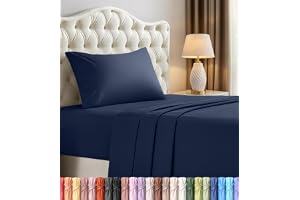 Utopia Bedding Bäddset för tvillinglakan – 3-delat sängkläder – borstad mikrofiber – krymp- och blekningsbeständig – enkel skötsel (tvilling