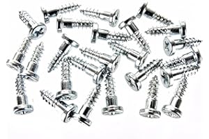 Retro-Motive Car Accessories - Windshield/Rear Window Trim Molding Clip Screw-in Stud - #117, 4 x 3/8” Phillips - 7/32 Head, Zinc Finish - 25 Pcs. Screw-in Studs - Durable Window Replacement Parts