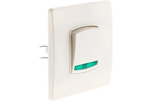 Zenitech Va et Vient Voyant borne-Auto vis + Griffes - Blanc - Diwone