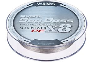 Varivas - AVANI SEABASS MAXPOWER PE X8 150m (STEALTH GRAY, 1 20.2lb)