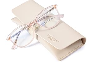 Madison Avenue Square Vintage TR90 Blue Light Blocking Reading Glasses for Women, Anti Glare/Eyestrain Computer Readers