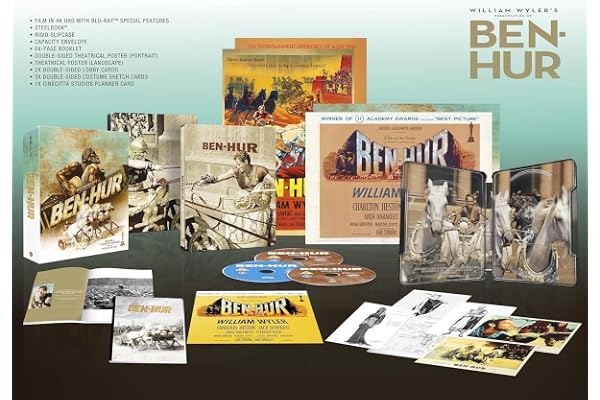 #72 — Ben-Hur Collector's Edition with Steelbook [4K Ultra HD] [1959]