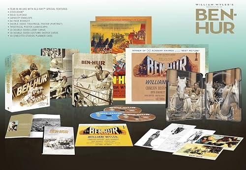 #72 — Ben-Hur Collector's Edition with Steelbook [4K Ultra HD] [1959]