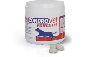 Bioiberica Condrovet Force Ha - Suplemento Cuidado De Articulaciones Para Mascotas, 120 Comprimidos En Blíster
