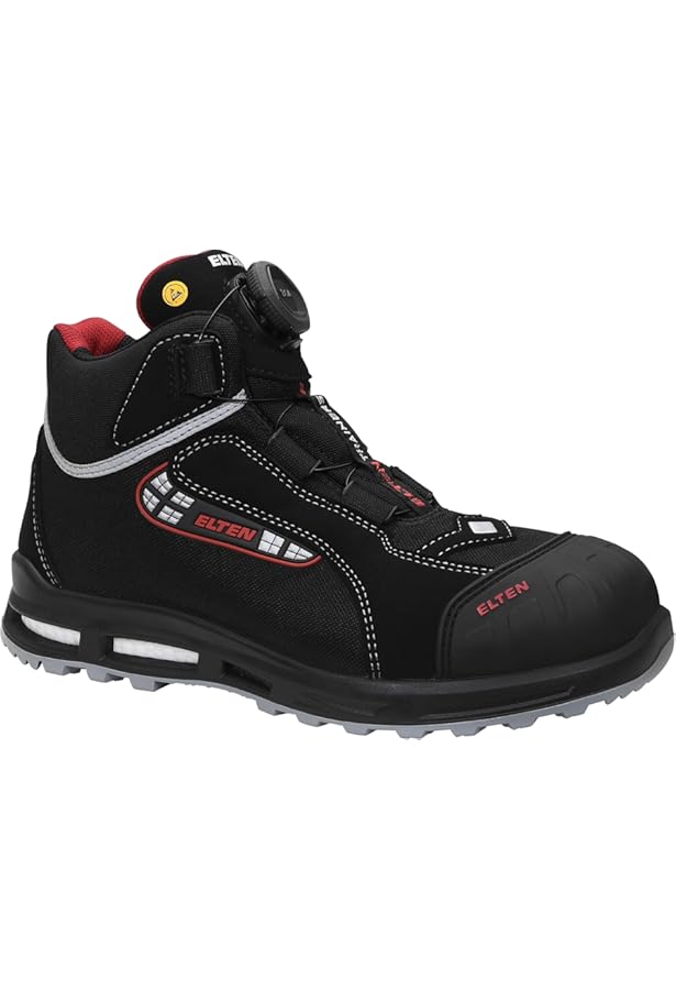 MADDOX BOA® black-red Mid ESD S3