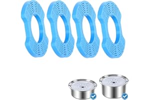 WEINIDASI gamelle pour Chien Anti-Fuite en Acier Inoxydable Filtre Alternatif（4PCS）