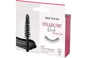 Beter Tinte de pestañas negro de larga duración, profesional Instant Lash Color, efecto máscara de pestañas 40 días de duración, fácil y rápida aplicación
