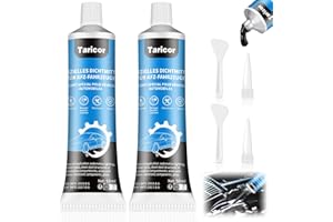Taricor Colle a Pare Brise Voiture, 50ml x 2 Tubes Colles Carrosserie Voiture Noir, Colle pour Joint Pare Brise Adapté au Scellement des Carrosseries et Autres pièces Automobiles