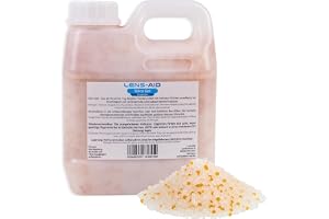 Lens-Aid Silica Gel kiselgel 2 kg behållare torkmedel | Orange-grön indikator, grova pärlor, flexibel dosering, regenereras i ugn, för 3D-filament