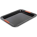 Le Creuset 94102201000000 Toughened Non-Stick Bakeware Swiss Roll Tray 33cm, Coating, Black